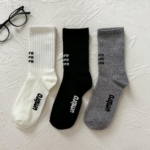 レディース　3足組ソックス（umbro_omi）