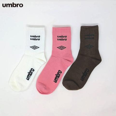 レディース　3足組ソックス（umbro_omi）