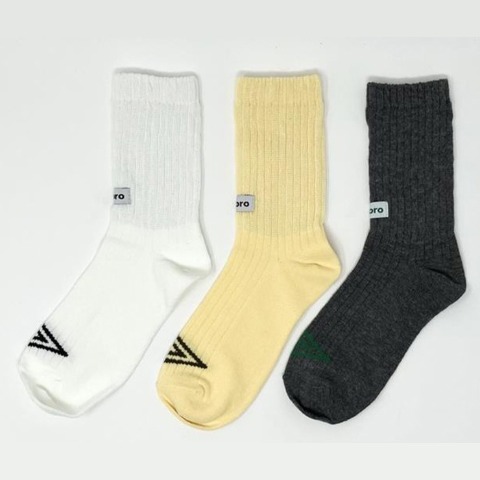 レディース 　3足組ソックス（umbro_omi）