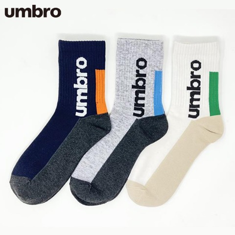 レディース 　3足組ソックス（umbro_omi）