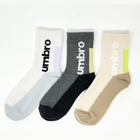 レディース 　3足組ソックス（umbro_omi）