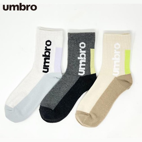 レディース 　3足組ソックス（umbro_omi）