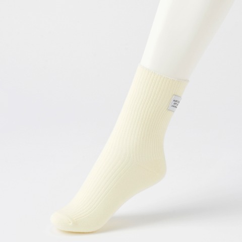 レディース　クルーソックス（ちょこび）