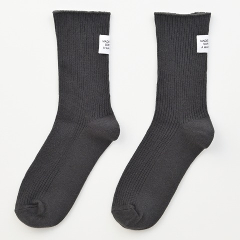 レディース　クルーソックス（ちょこび）