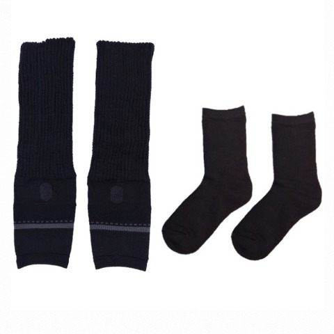 レディース ココピタ・靴下サプリ お買い得パック（総パイルクルーソックス・レッグウォーマー）