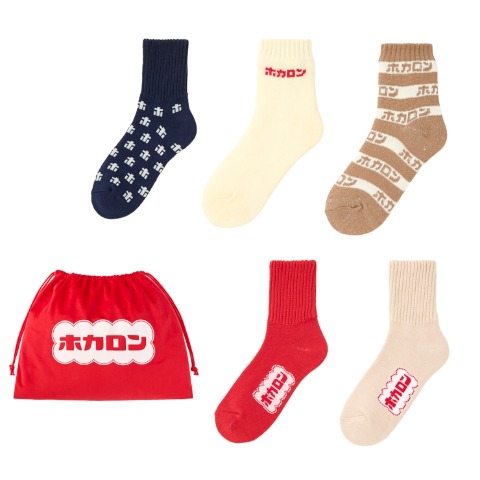 レディース　ホカロンソックス　福袋　5点セット