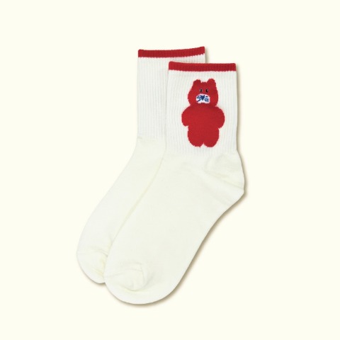 レディース　クルーソックス（mojojojo）