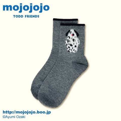 レディース　クルーソックス（mojojojo）