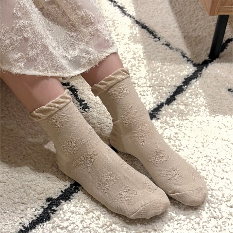 レディース　クルーソックス（青木菜花）