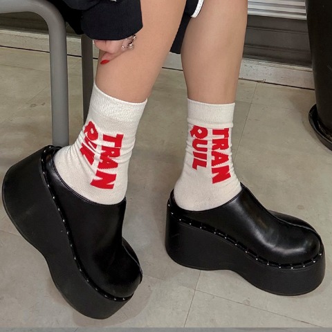 レディース　クルーソックス（おなつ）