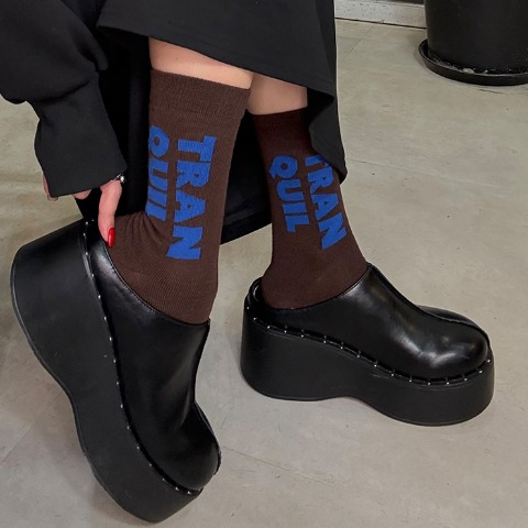 レディース　クルーソックス（おなつ）