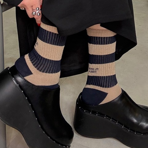 レディース　クルーソックス（おなつ）