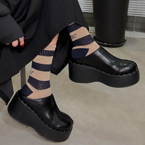 レディース　クルーソックス（おなつ）