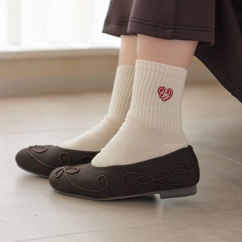 レディース　ソックス（tal.by yumi.×BOMILLDANG）