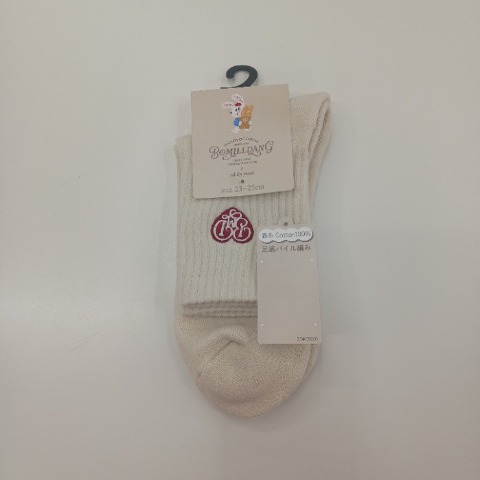 レディース　ソックス（tal.by yumi.×BOMILLDANG）