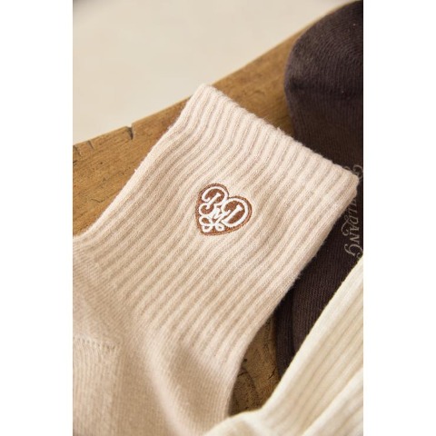 レディース　ソックス（tal.by yumi.×BOMILLDANG）