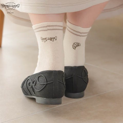 レディース　ソックス（tal.by yumi.×BOMILLDANG）