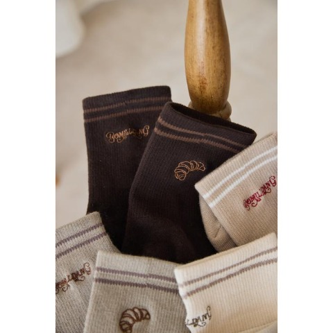 レディース　ソックス（tal.by yumi.×BOMILLDANG）