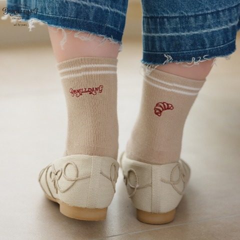 レディース　ソックス（tal.by yumi.×BOMILLDANG）