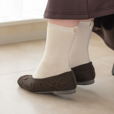 レディース　ソックス（tal.by yumi.×BOMILLDANG）