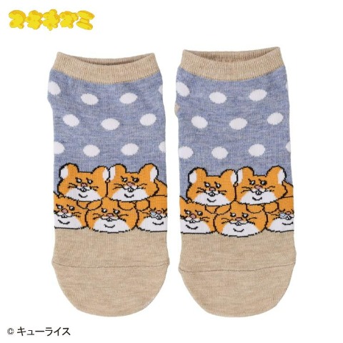 レディース　スニーカーインソックス（スキネズミ）