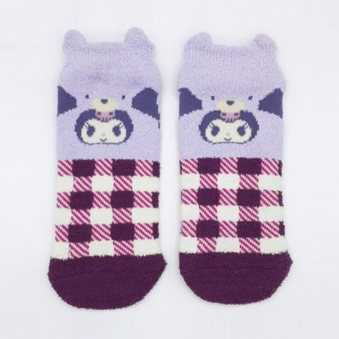 レディース　ふわもこソックス（クロミ）