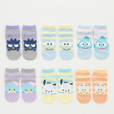 レディース　6足組ソックス（はぴだんぶい）