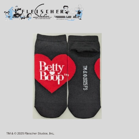 レディース　4足組ソックス ポーチ付き（BettyBoop）