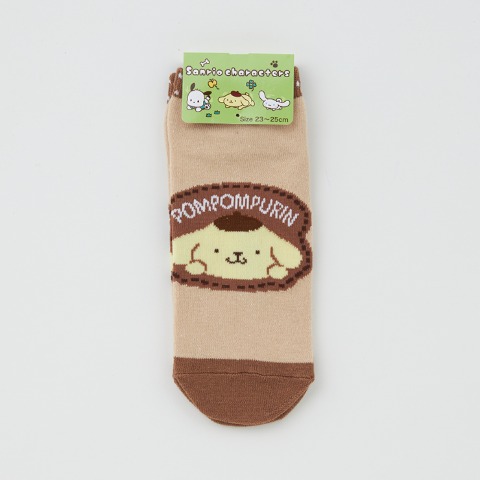 レディース　ソックス（ポムポムプリン）