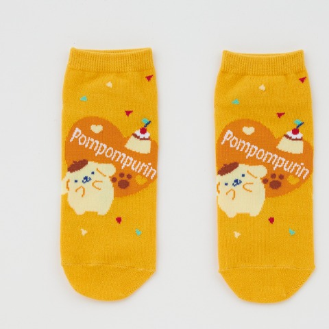 レディース　ソックス（ポムポムプリン）