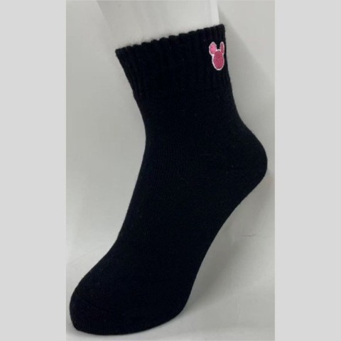 レディース　ソックス（ミッキーマウス・FIBER HEAT）