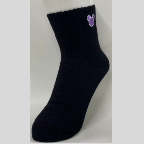 レディース　ソックス（ミッキーマウス・FIBER HEAT）