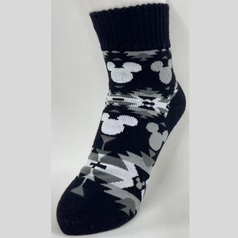 レディース　ソックス（ミッキーマウス・FIBER HEAT）