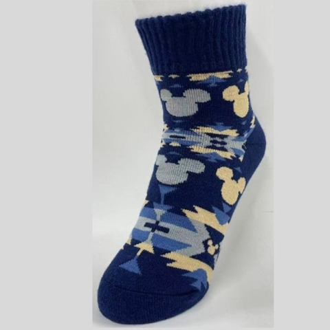 レディース　ソックス（ミッキーマウス・FIBER HEAT）