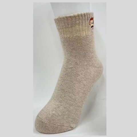 レディース　ソックス（おさるのジョージ・FIBER HEAT）