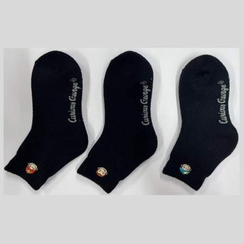 レディース　ソックス（おさるのジョージ・FIBER HEAT）