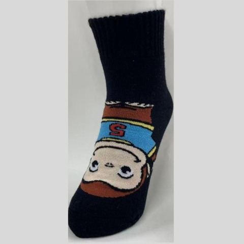 レディース　ソックス（おさるのジョージ・FIBER HEAT）