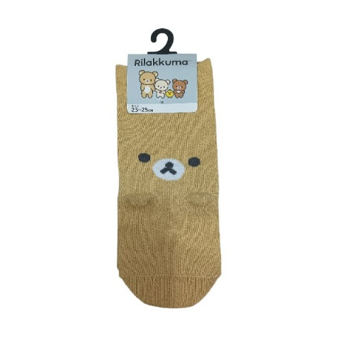 レディース　スニーカーインソックス（リラックマ）