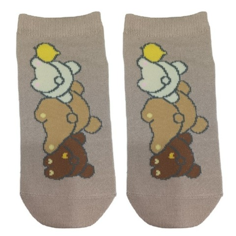 レディース　スニーカーインソックス（リラックマ）