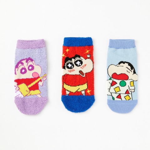 レディース　キャラクターソックス　ハッピーバッグ　6点セット（クレヨンしんちゃん）