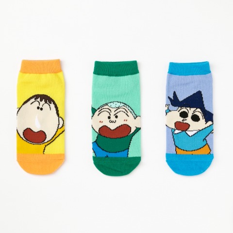 レディース　キャラクターソックス　ハッピーバッグ　6点セット（クレヨンしんちゃん）