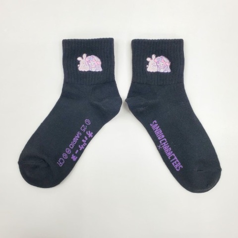 レディース　クォーターソックス（サンリオキャラクターズ×オバケーヌ）