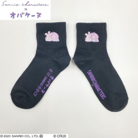 レディース　クォーターソックス（サンリオキャラクターズ×オバケーヌ）
