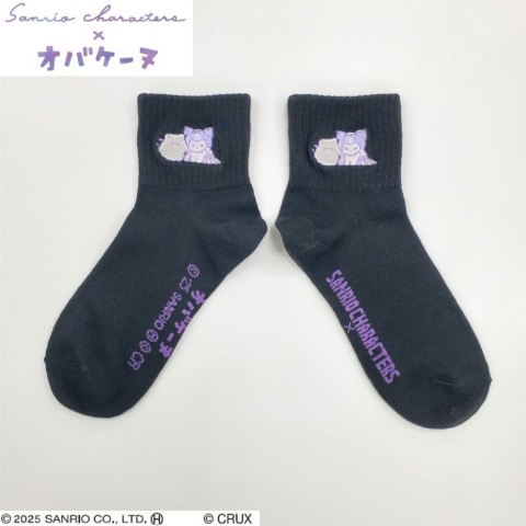レディース　クォーターソックス（サンリオキャラクターズ×オバケーヌ）