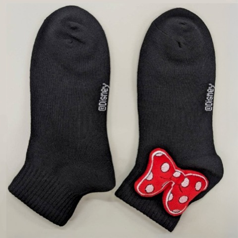 レディース　マスコット付きソックス（ミニーマウス）