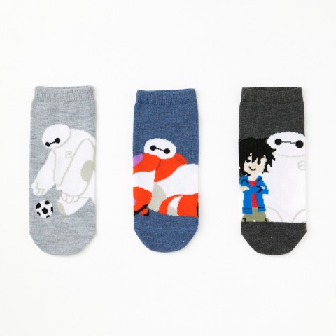 レディース　キャラクターソックス　ハッピーバッグ　6点セット（ベイマックス）