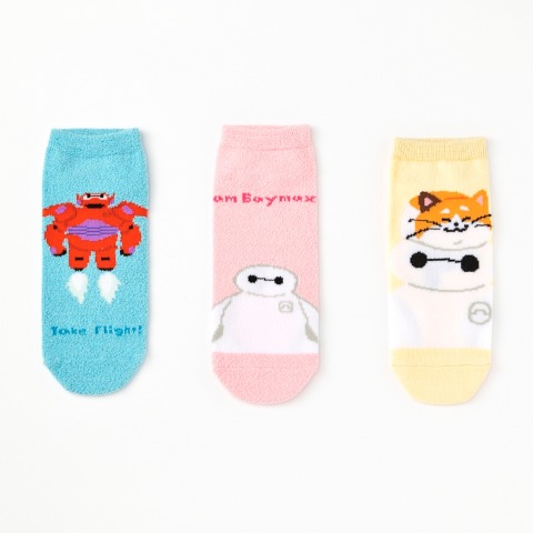 レディース　キャラクターソックス　ハッピーバッグ　6点セット（ベイマックス）