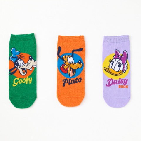 レディース　キャラクターソックス　ハッピーバッグ　6点セット（ミッキー＆フレンズ）