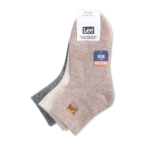レディース　3足組ソックス（Lee）