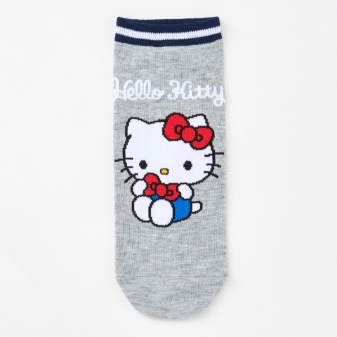 レディース　キャラクターソックス　ハッピーバッグ　6点セット（ハローキティ）